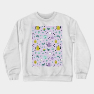 Ceramic kitchenware pattern Crewneck Sweatshirt